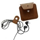 Earphone Case - brown - 3