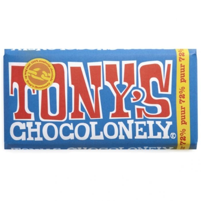 Tony's Chocolonely Puur chocoladereep 70%, 180 gram - 1