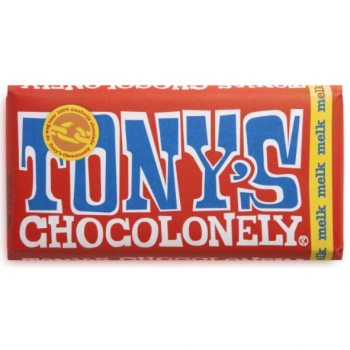 Tony's Chocolonely Melk chocoladereep, 180 gram - 1