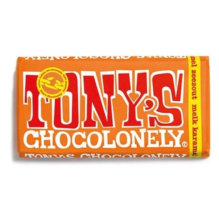 Tony's Chocolonely Melk-Karamel Zeezout, 180 gram - 1