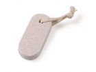 MARILENE pumec stone grey 9*4*2cm oval with cord