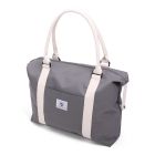 Vintage Beachbag Deluxe Grey & White