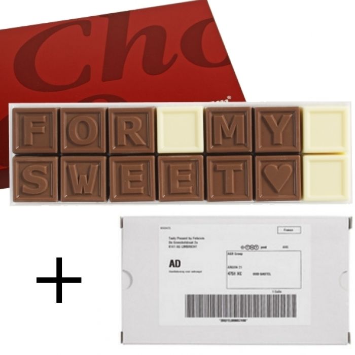 droogte berekenen opblijven Met 14 chocolade blokjes (2 rijen van 7) kunt u uw.. | HiepHiepKado.nl