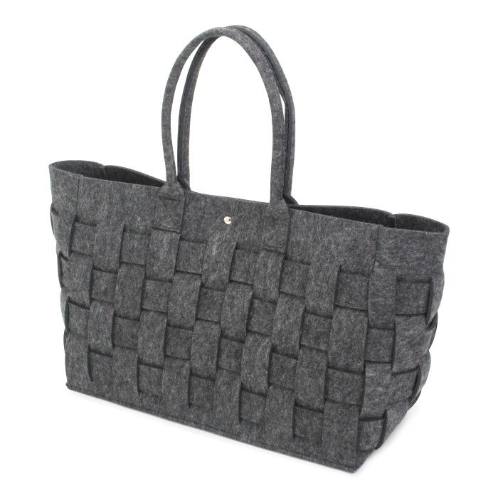 Felt Shopper Braided Anthracite - 1