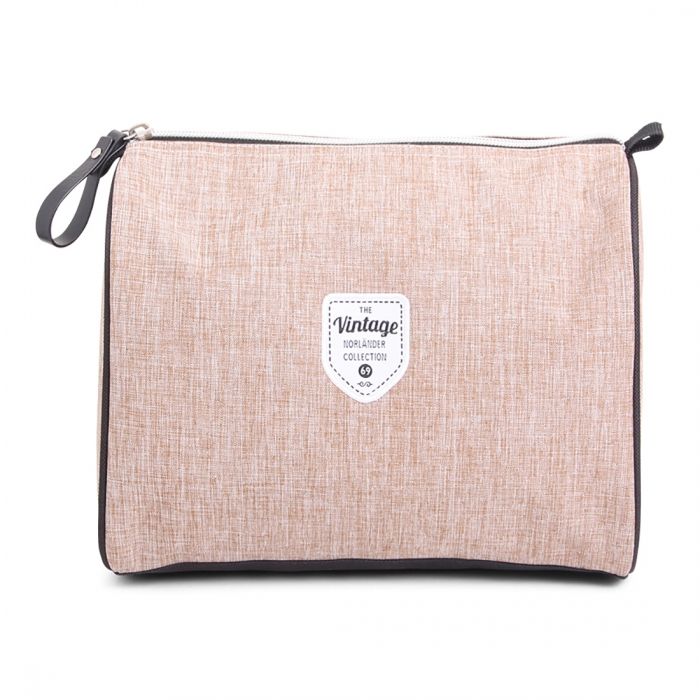 Twin Tone Cosmeticbag Cognac - 1