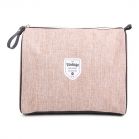 Twin Tone Cosmeticbag Cognac