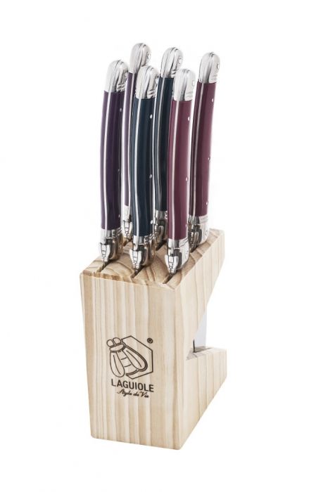 Laguiole Premium Line Steakmessen Paars - 1