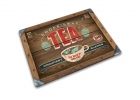 Glazen Werkbladbeschermer/pannenonderzetter Rechthoekig Tea Print