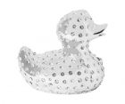 Luxury Diamond Dotted Duck polyresin