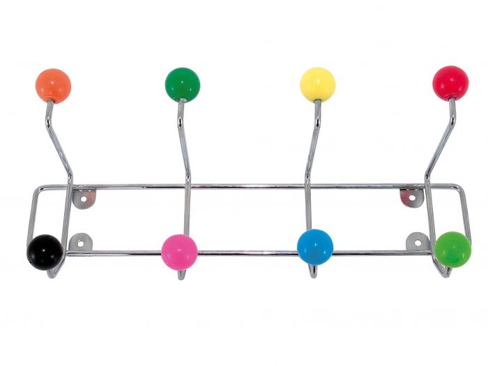 Hat rack Saturnus with coloured assorted balls - 1