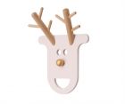 Coat rack O Deer beech wood & MDF powdery pink - 2