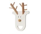 Coat rack O Deer beech wood & MDF white - 1