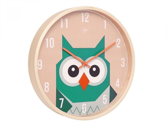 Wall clock Geo Forest Owl wood - 1