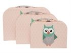 Storage set suitcase Geo Forest Owl paper - 1
