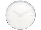 Wall clock Mr. White station steel polished