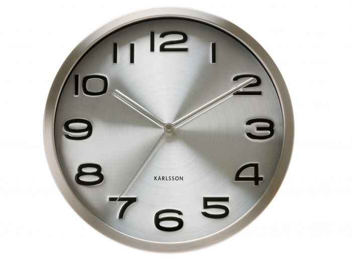 Wall clock Maxie steel - 1