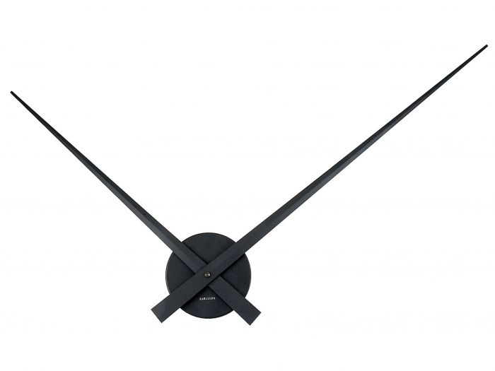 Wall clock Little Big Time alu black - 1