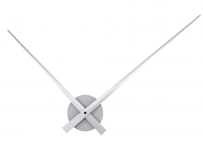 Wall clock Little Big Time alu silver - 1