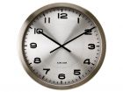 Wall clock Maxie steel polished alu