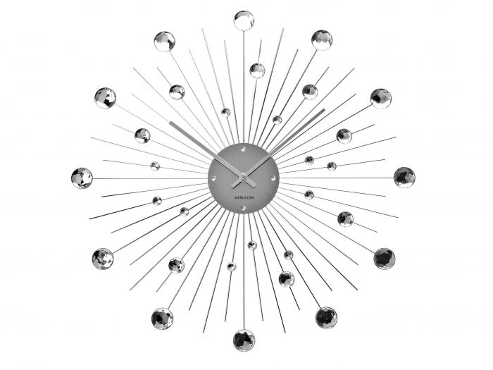 Wall clock Sunburst crystal large - 1