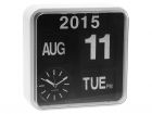 Wall clock Mini Flip white casing , black dial