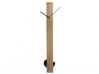 Wall clock Pendulum Tube steel wood painted