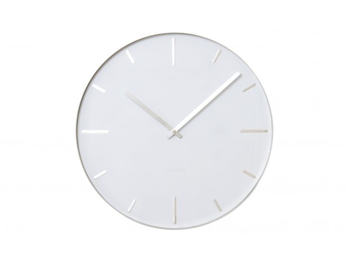 Wall clock Belt white, Design Studio Mango - 1