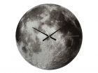 Wall clock Moon mirror glass, silent movem.