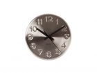 Wall clock Bold Engraved numbers steel