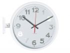 Wall clock Numbers Double Sided alu white