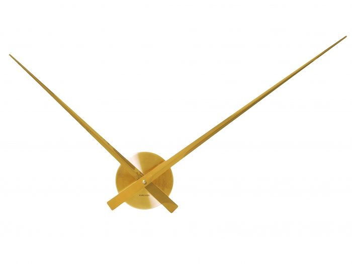 Wall clock Little Big Time alu gold plated - 1