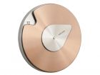 Wall clock Drop brushed copper w. steel - 2