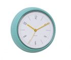 Wall clock Retro sea green steel