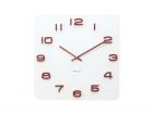 Wall clock Vintage white w. copper numbers