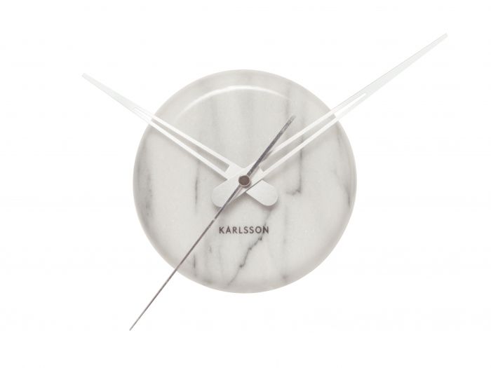 Wall clock Marble Dot white, BOX32 Design - 1