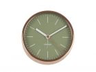 Alarm clock Minimal jungle green w. copper case - 2