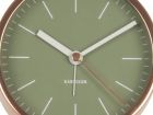 Alarm clock Minimal jungle green w. copper case - 3