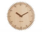 Wall clock Rib light wood, light wood numbers - 2