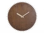 Wall clock Rib dark wood, dark wood numbers - 2