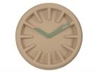 Wall clock Paper Pulp natural, jungle green hands - 2