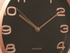 Wall clock Maxie copper numbers black - 3