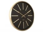 Wall clock Maxiemus brass station black - 2