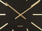 Wall clock Maxiemus brass station black - 3
