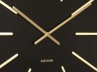 Wall clock Maxiemus brass station black - 3