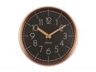 Wall clock Convex black, copper case - 2