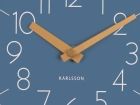 Wall clock Convex jeans blue, copper case - 3