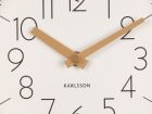 Wall clock Convex white, copper case - 3