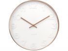 Wall clock Mr. White numbers, copper case