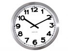 Wall clock Numbers steel polished