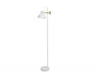 Floor lamp Single Key' Daddy brass w. white metal